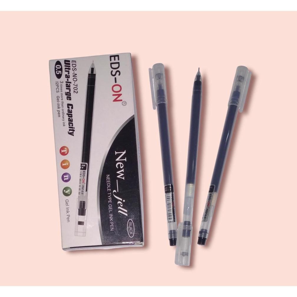 

PULPEN GEL UJUNG LANCIP 0.5 MM PUTIH PEN JEL BALLPOINT POLOS NEDDLE TIP MURAH