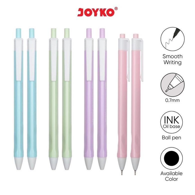 

(PERPCS) Ball Pen Pulpen Pena Joyko BP-342 Vokus 0.7 mm