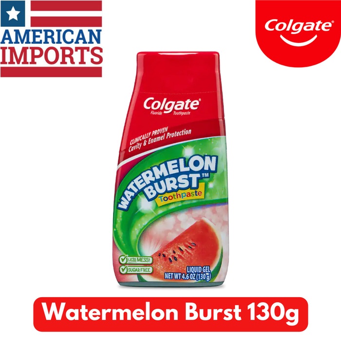 Indhy Colgate Kids Anticavity Gel Toothpaste With Fluoride, Watermelon Burst