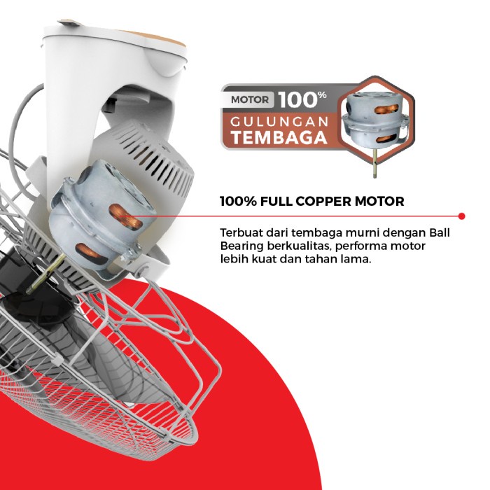 NEW SERIES MASPION ORBIT FAN MOF 401 P - 16" ORIGINAL TERBARU