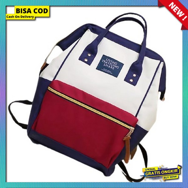 Randel Anti Air Tas Bags Cewek Premium Tad Ransel Kantor Gendong Cewe Korea Ransel Kasual Prempuan R