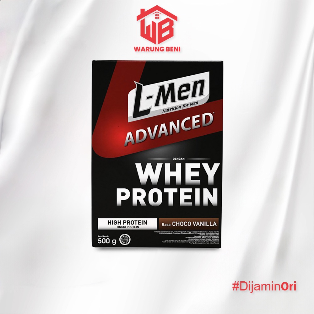 

L-Men Advanced Susu Tinggi Protein Dengan Whey Protein Choco Vanilla 500 gr