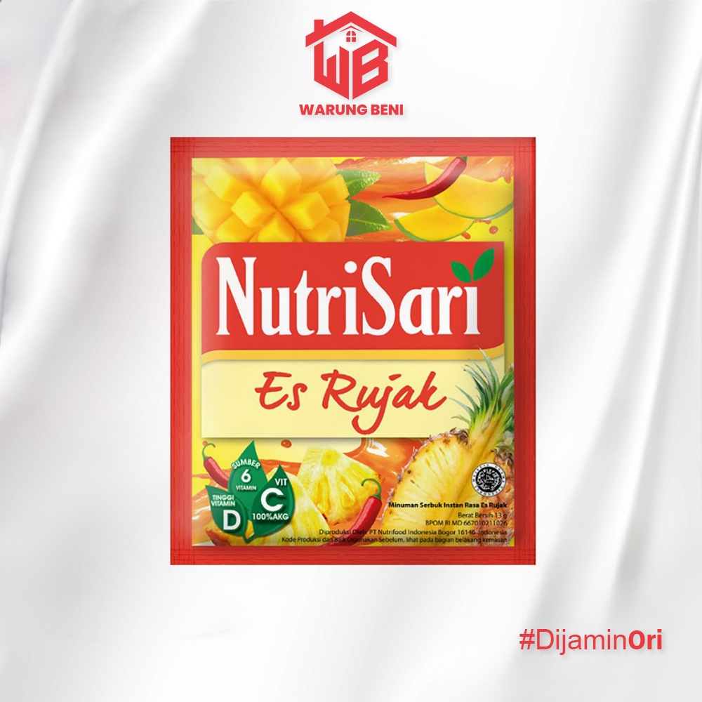 

NutriSari Es Rujak - Minuman Segar Bervitamin (40 Sachet)