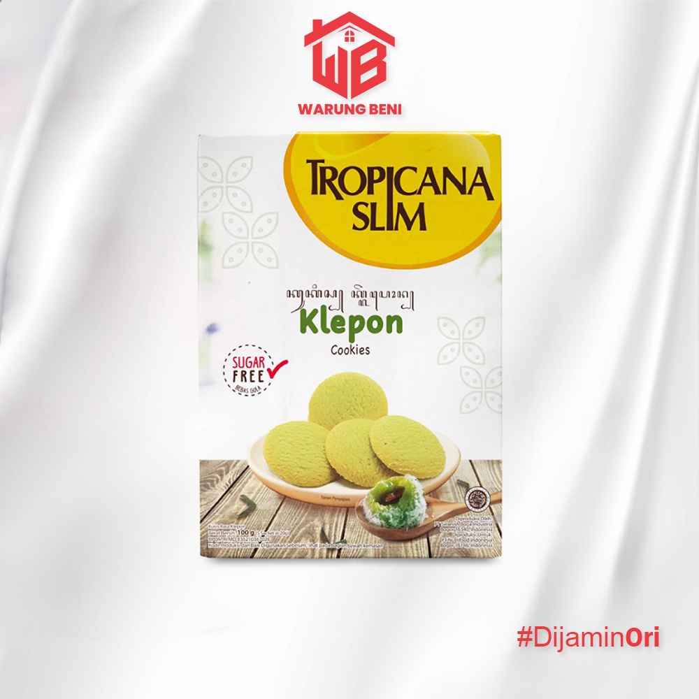 

Tropicana Slim Snack Bebas Gula Klepon Cookies 100 gr