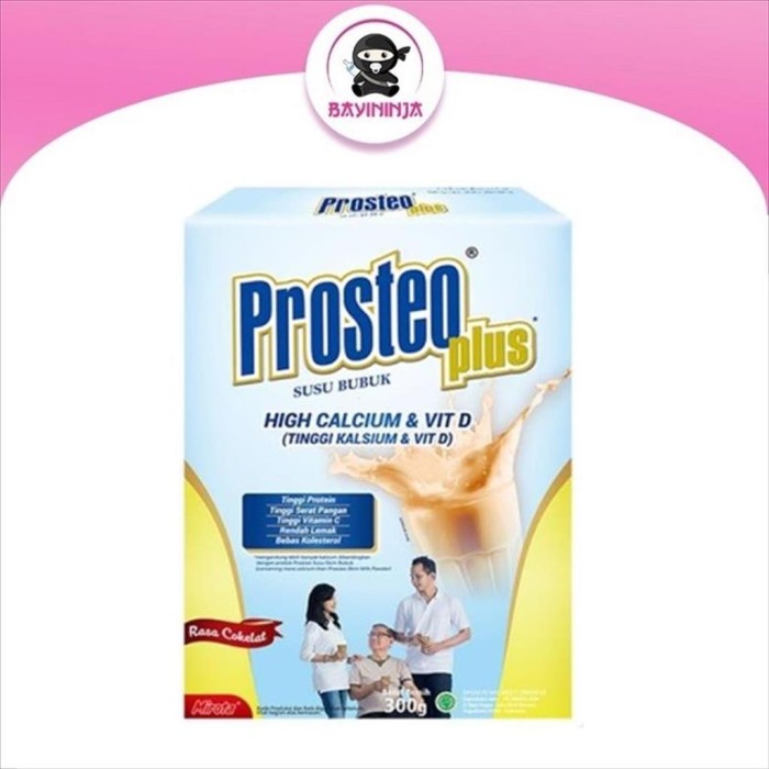 

Prosteo Plus Cokelat Susu Kalsium Box 300 G