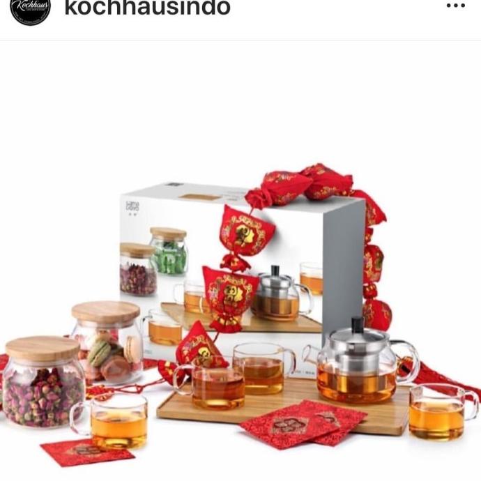 

Samadoyo Tea Set With Gift Package Paket Teh Keluarga 4Pax Kado Teh Kode 413