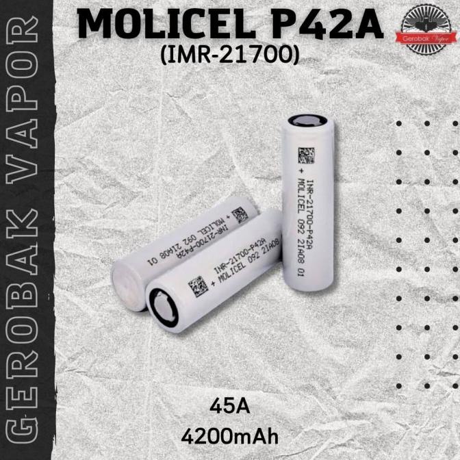 Baterai Molicell P42 21700