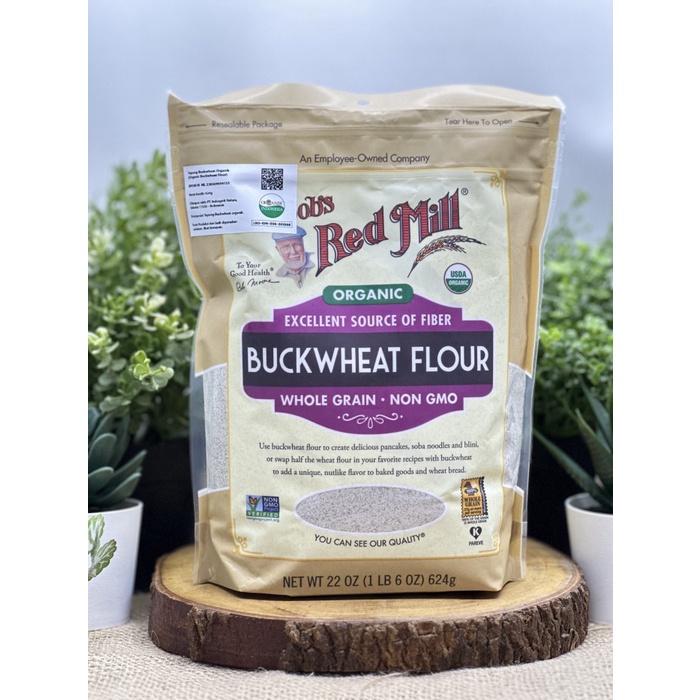 

Bob's Red Mill Organic Buckwheat Flour Whole Grain 624 gram