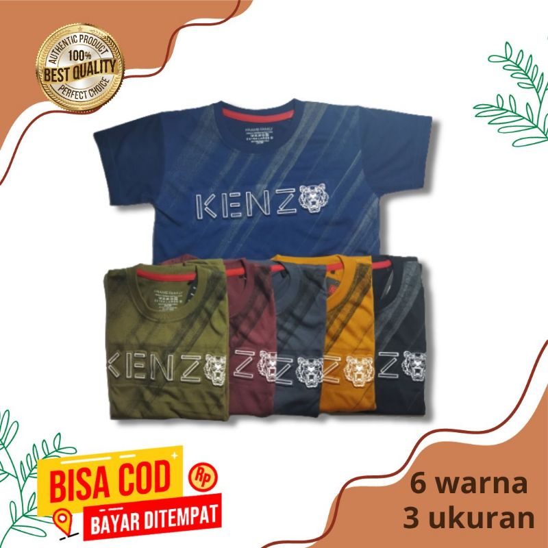 ZOLA KIDS KAOS ANAK / KAOS IMPORT / KAOS ANAK DISTRO / BAJU ANAK LAKI-LAKI / KENZO TULISAN TIMBUL