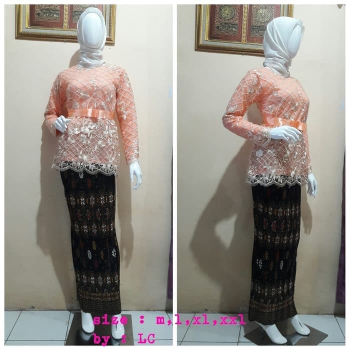 [Ori] Kebaya Tille Full Furing Stelan Salem Dan Warna Lainnya Berkualitas