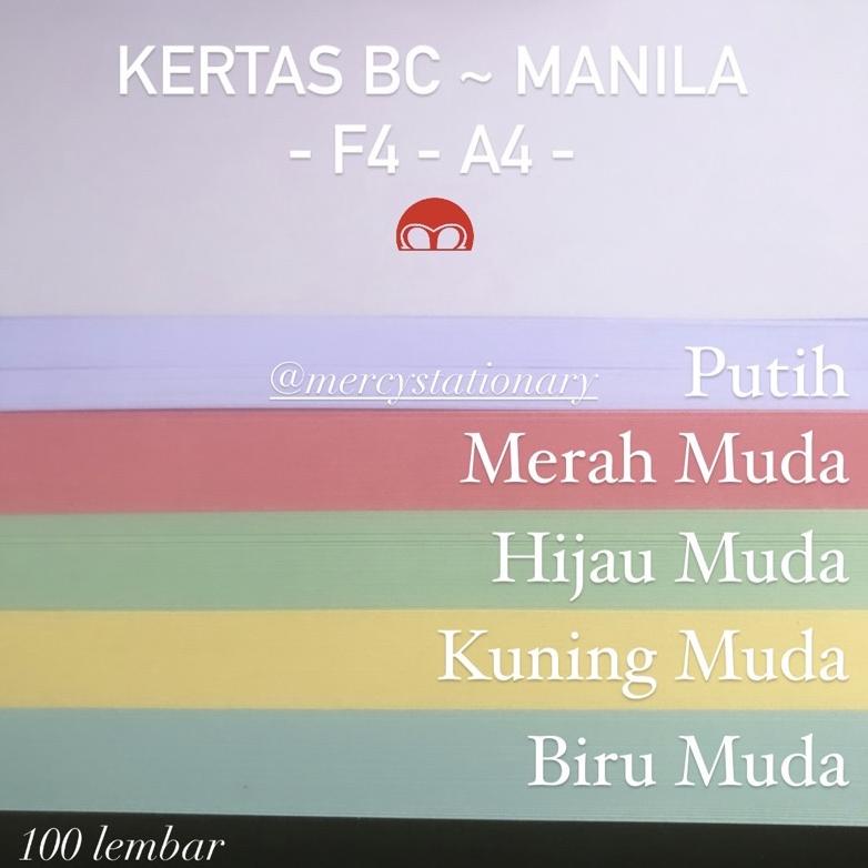 

Terjangkau 100 Lembar - Kertas Manila F4 160gsm 150gr Karton BC A4 Folio