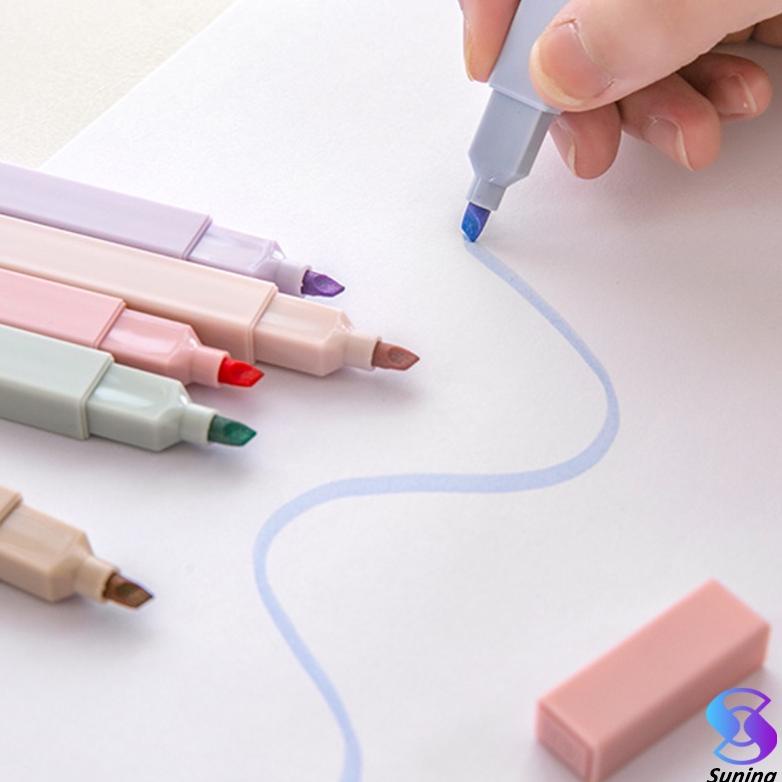 

Update! Stabilo highlighter pastel marker Highlighter marker Morandi color & Macron pastel double tip 6 colors