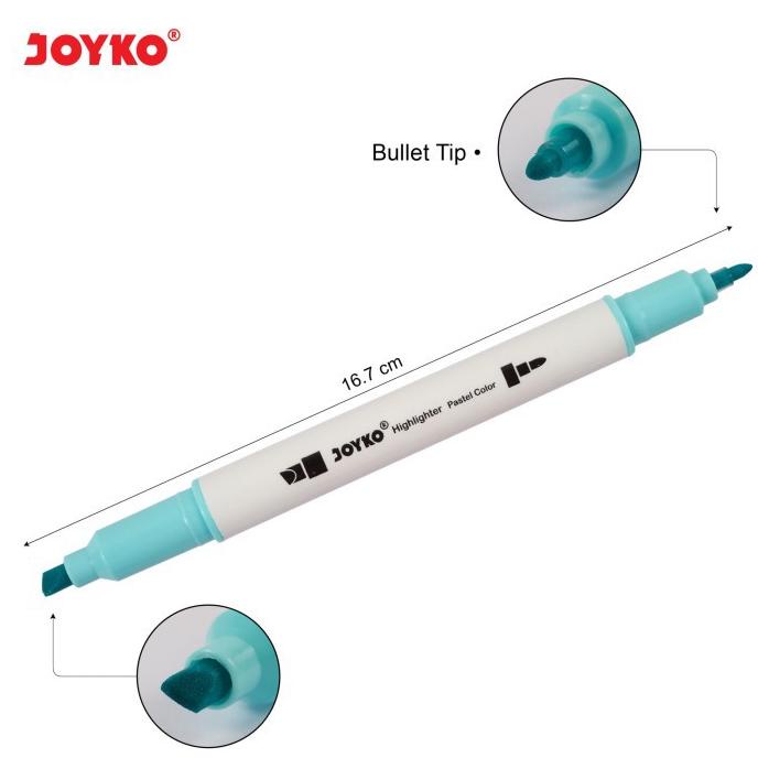 

Flash Sale Joyko Highlighter PASTEL Colour Hl 54 6 Color Penanda Buku 2 sisi