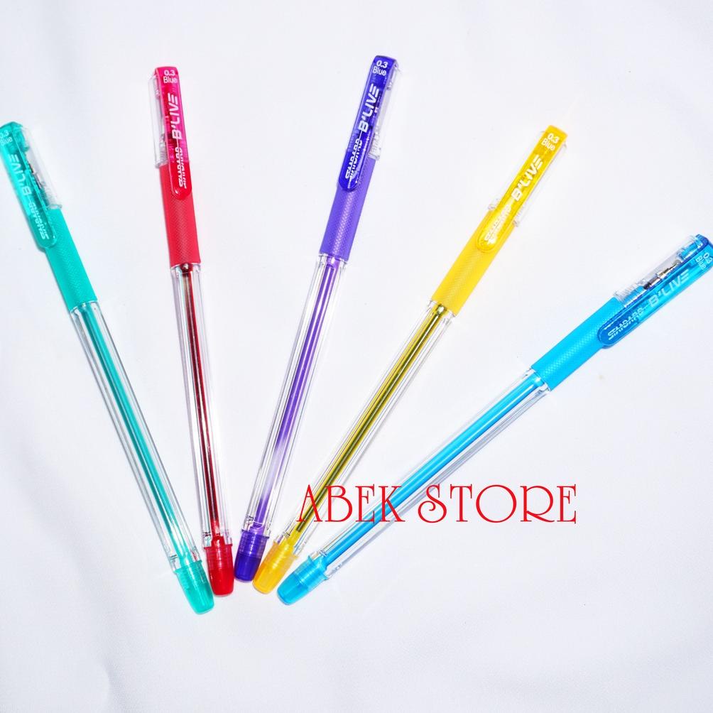 Murah 12pcs - Pulpen STANDARD Pen BLIVE | Bulpen BLive | BLIVE | B-Live Promo