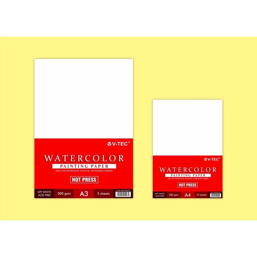 

Special VTEC Watercolor Painting Paper A3 A4 300gsm Press !