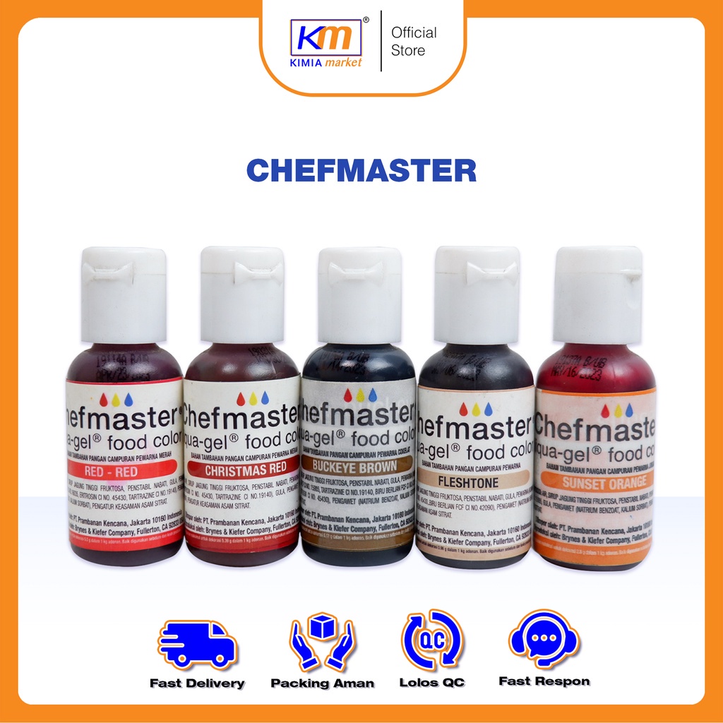 

Chefmaster Liqua Gel 20 Gram Pewarna Makanan