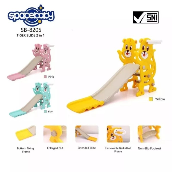 Space Baby Slide Dini Sb -8201 / Perosotan Mainan Anak / Perosotan Ready