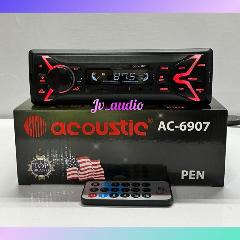 TAPE MOBIL MP3 ACOUSTIC AC-6907 MP3 USB SD CARD media player Bluetooth