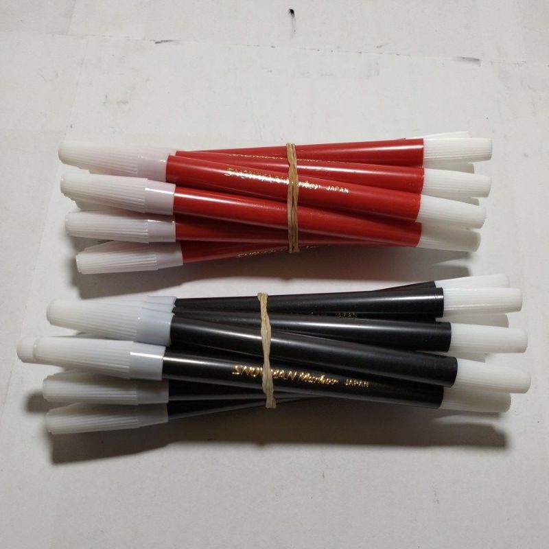 

spidol snowman kecil hitam dan merah 12pcs