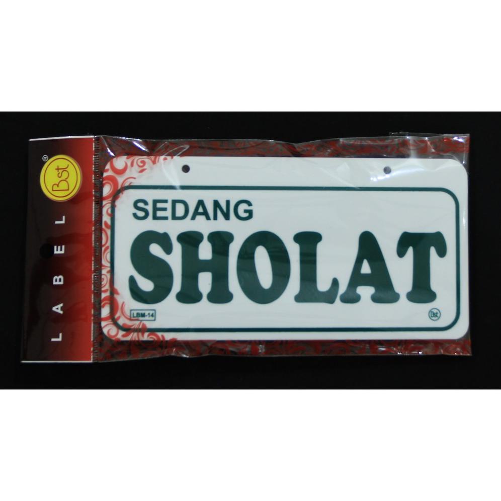 

TERMURAH Label Akrilik Sedang Sholat Gantung Medium SALE
