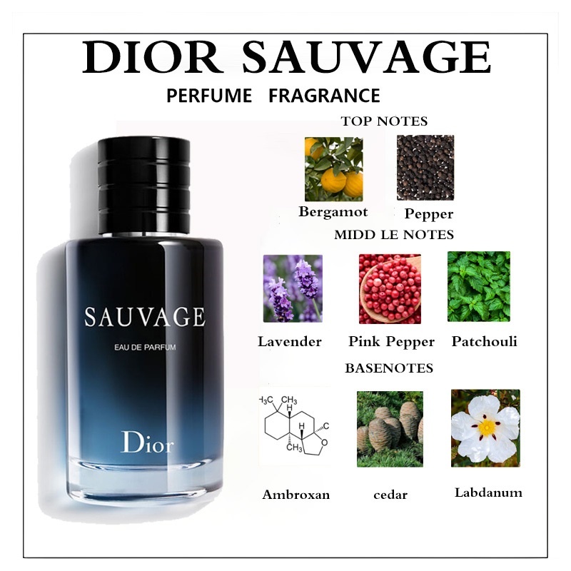 [PREMIUM] BEST PRODUCT Parfum Dior Sauvage, Pria, Parfum Wanita, Tahan Lama 24 Jam, Vanilla, Fresh,