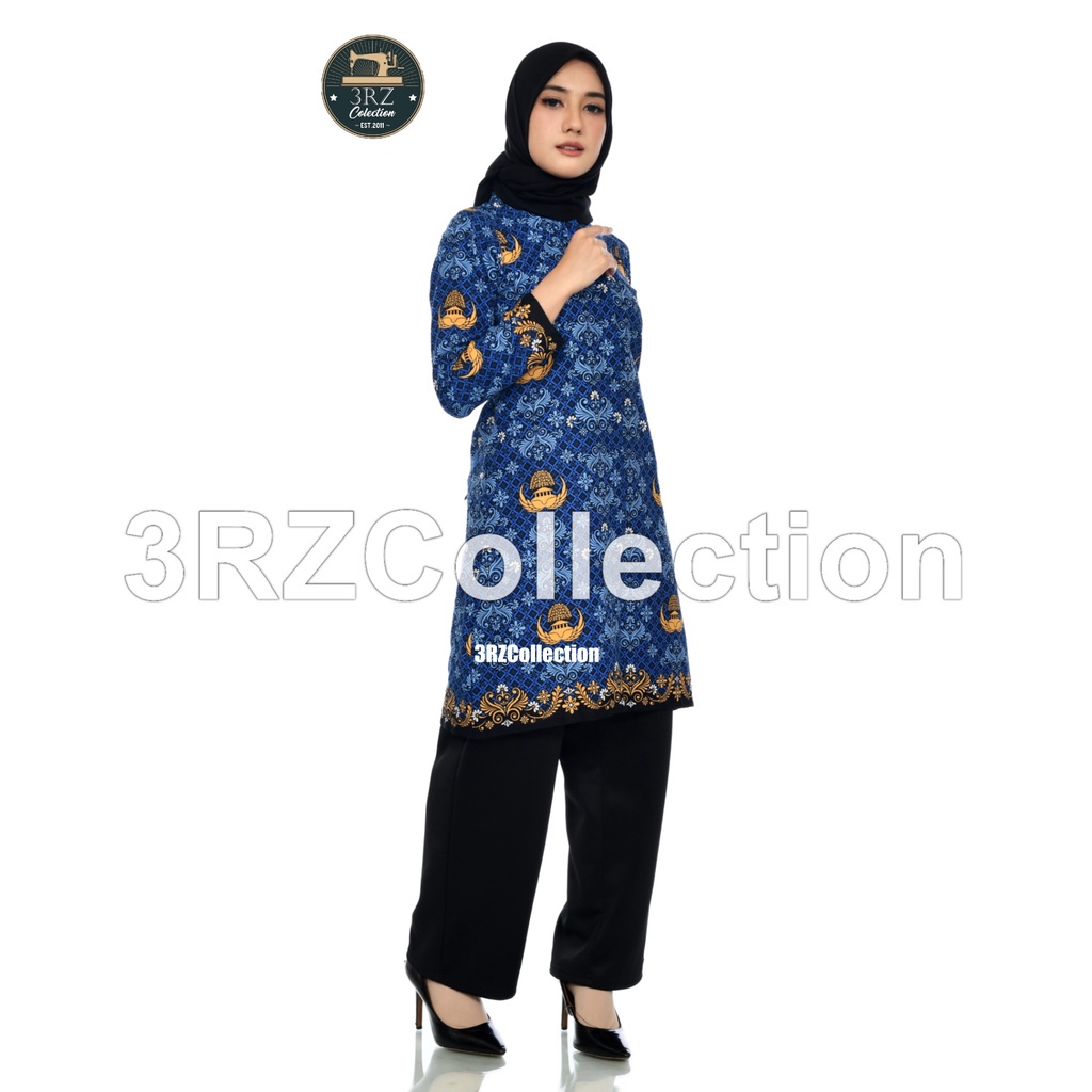 [EXCLUSIVE] BEST QUALITY Tunik Batik Korpri Wanita Seragam Korpri Wanita Gamis Korpri Terbaru