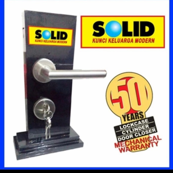 ✅Ready Handle Pintu Solid Hre.61.41 / Handle Pintu 1 Set Komplit Solid Bisa Sameday