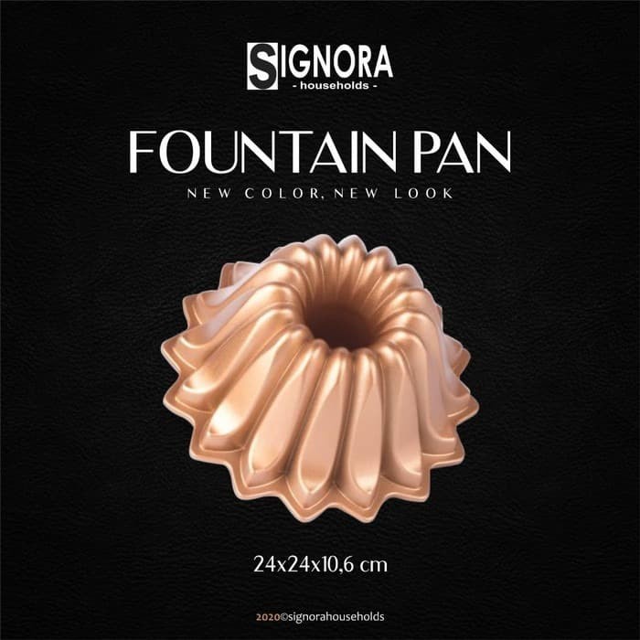 

✨Baru Signora Fountain Pan Loyang Cetakan Model Baru Ready Stock Bisa Sameday