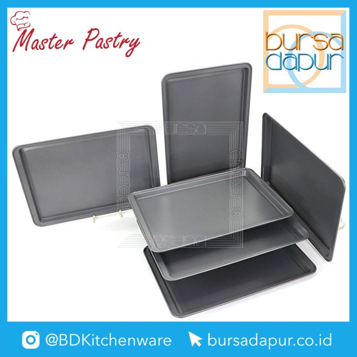 

✅Termurah Loyang Kue Anti Lengket / Master Pastry Cookie Pan S 13X9 - 6Pc Berkualitas
