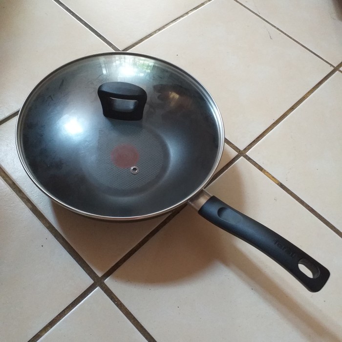 ✨Baru Tefal Mak Wook Panci Teflon 28Cm Thermofast Panci Penggorengan Limited