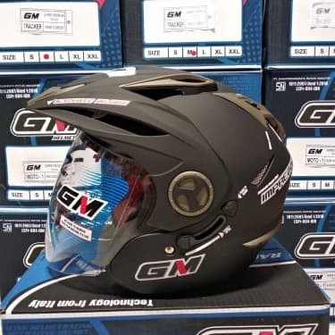 ✨New Helm Gm New Imprezza Black Doff Hitam Matt Impresa Diskon