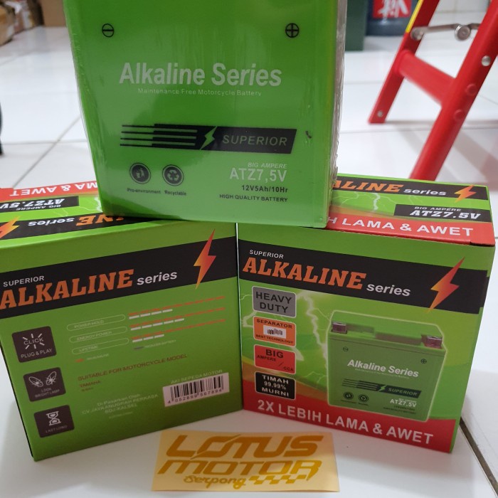 ✨New Aki Nmax Alkaline At75V Aki Kering Untuk Nmax Diskon