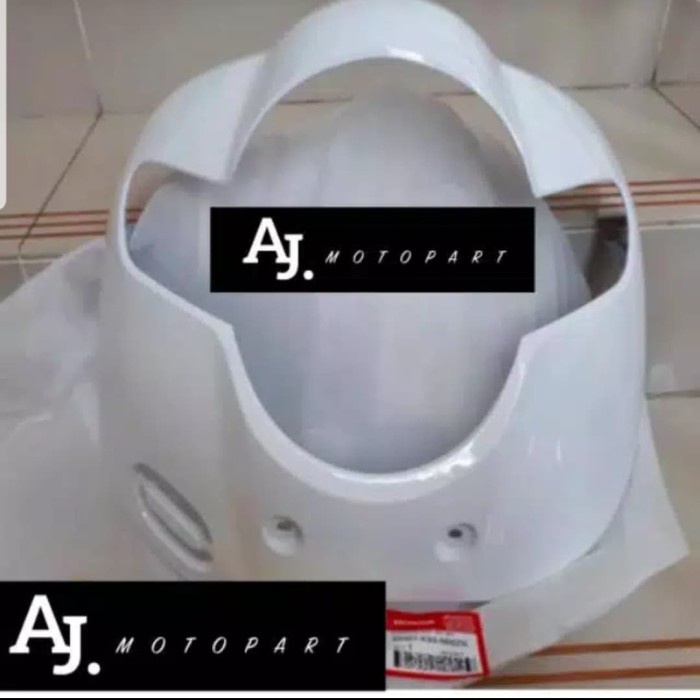 ✨New Ori Tameng Depan Atau Panel Lampu Depan Scoopy 2017 -2018 Putih Susu Berkualitas