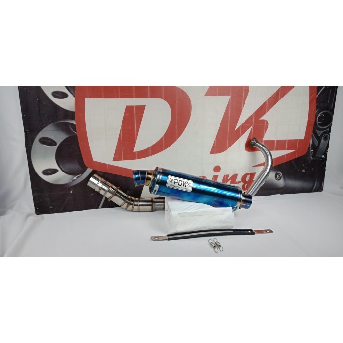 ✨New Ori Exhaust Knalpot Racing Suzuki Satria Fu 150 Pdk Blueomont Terbatas