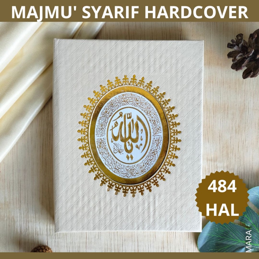 Buku Majmu Syarif yasin dan tahlil hardcover 484 halaman lengkap foto almarhum