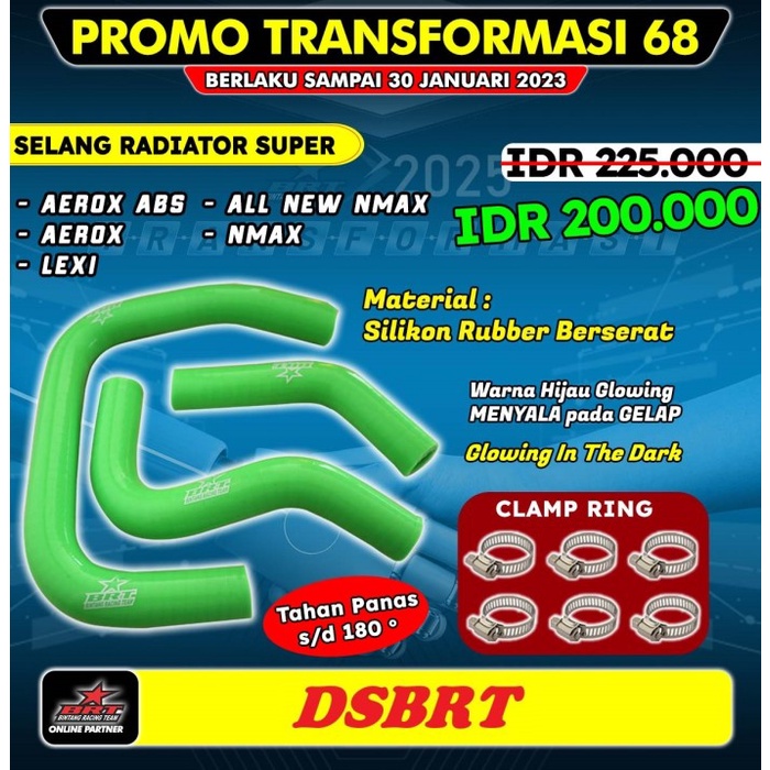 ✨New Ori Selang Radiator Brt Nmax Aerox Lexi Bisa Gojek