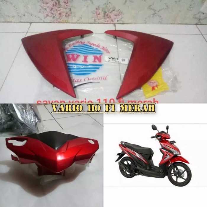 ✨New Ori Paket Batok Depan Dan Sayap Vario 110 Fi Merah Terbatas