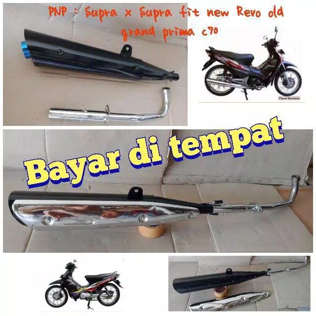 ✨New Ori Knalpot Racing Bobokan Model Standar Tuk Supra X Fit Supra New Grand P Berkualitas
