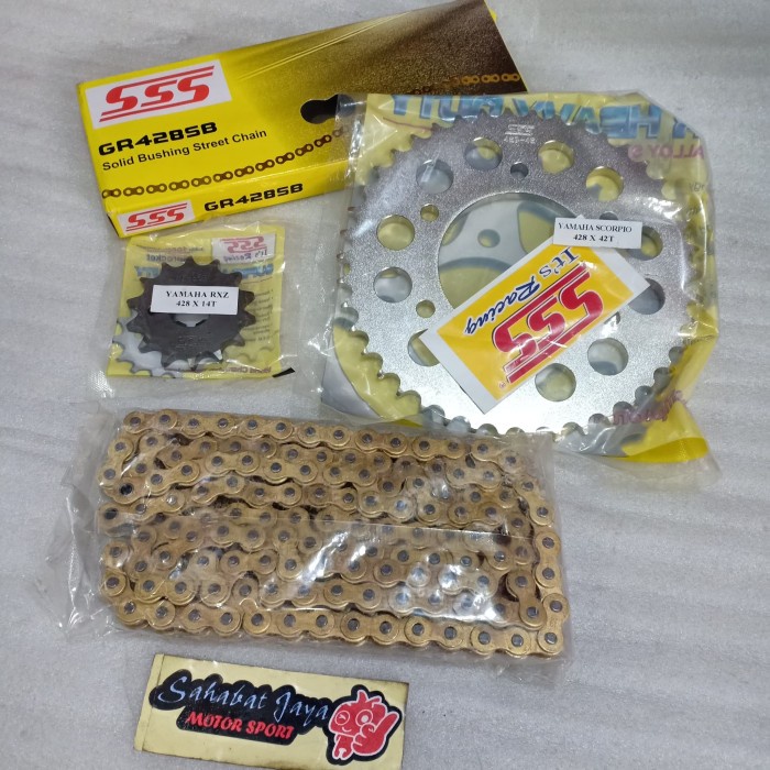✨Ori Gear Set Sss 428 Vixion Old Vixion New R15 Mx King Byson Bisa Sameday
