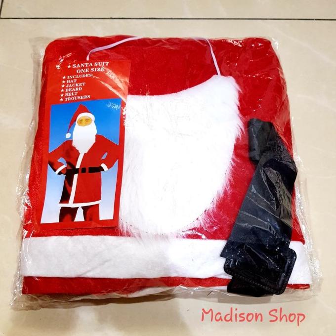 

Ready Baju Santa Dewasa Kostum Santa Murah Baju Natal Tebal Cosplay Santa Terbaik