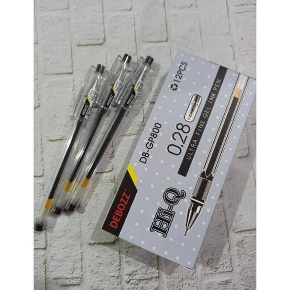 

TERLARIS Hitech Ultra fine gel ink pen 0.28mm dapat 12 Pc SPECIAL PROMO