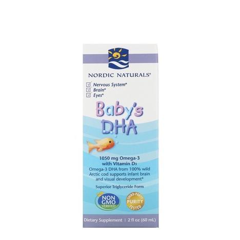 NORDIC NATURALS BABYS DHA WITH VITAMIN D3 (60 ML)