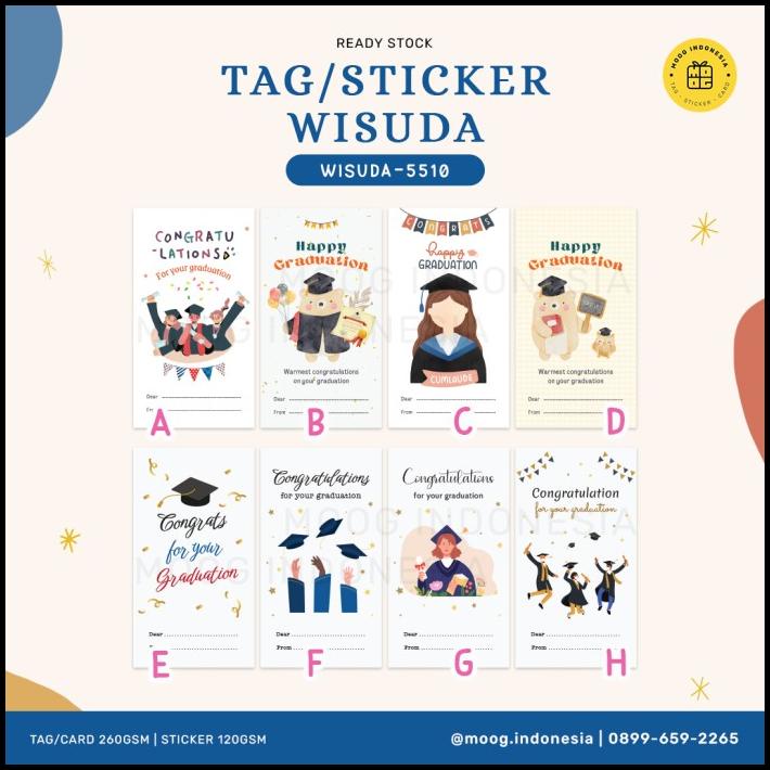 

BEST DEAL HANG TAG / STICKER / KARTU - WISUDA / GRADUATION