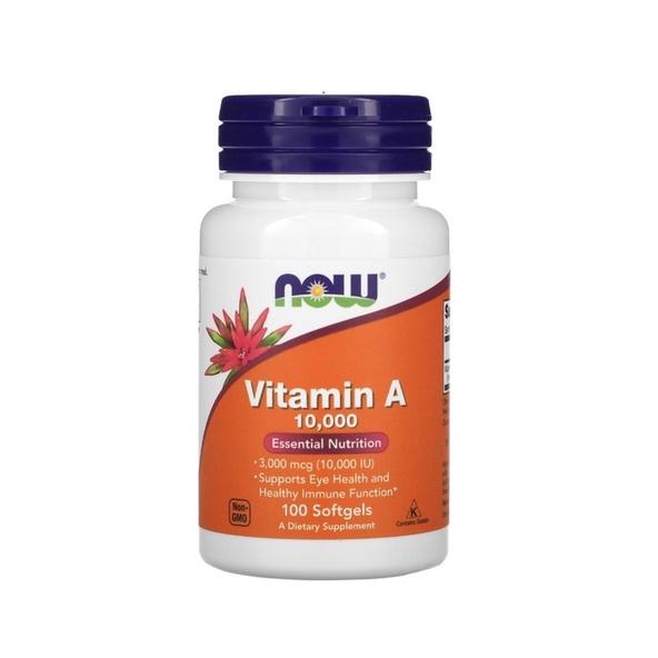 NOW FOODS VITAMIN A 10.000 IU 100 SOFTGELS