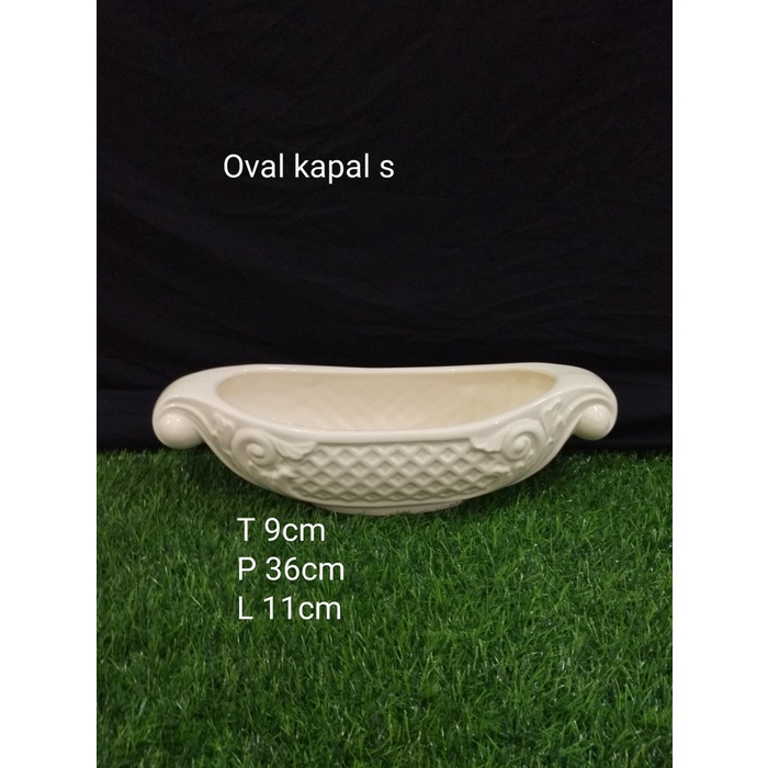 Promo Vas Keramik Oval Kapal S