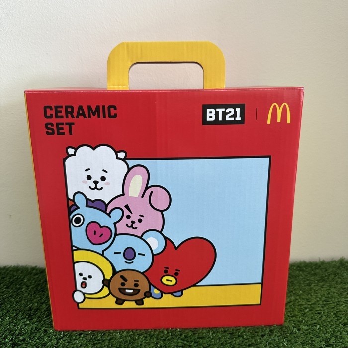 [New] Mcdonald'S Bt21 Ceramic Set  3 Pcs Inside  Bisa Sameday