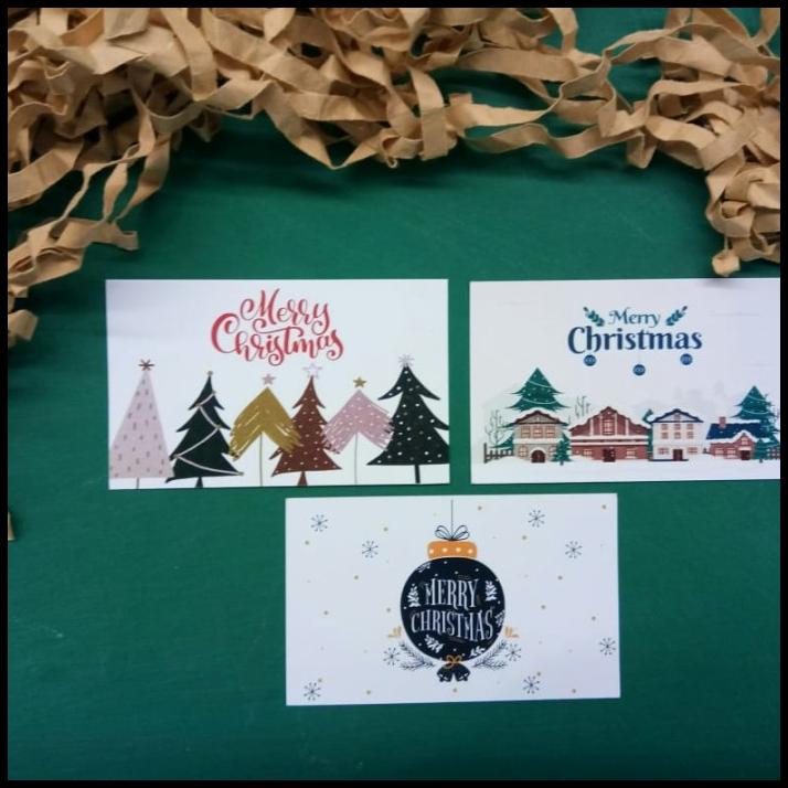 

TERBARU KARTU TAG NATAL ELEGAN DENGAN LAMINASI 50 PCS !!