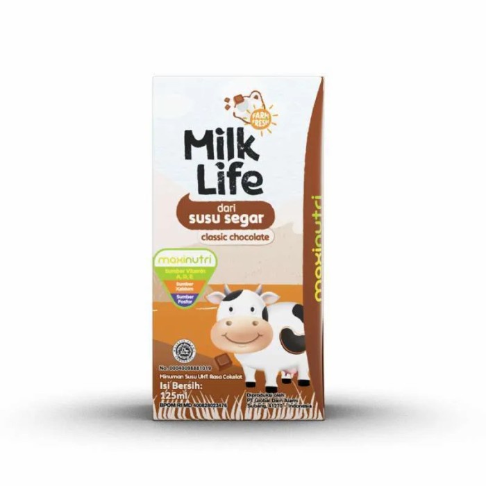 

MILKLIFE SUSU COKELAT 125ML /PCS