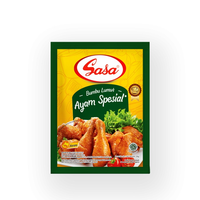 

SASA BUMBU LUMUR AYAM SPESIAL 20GR /PCS