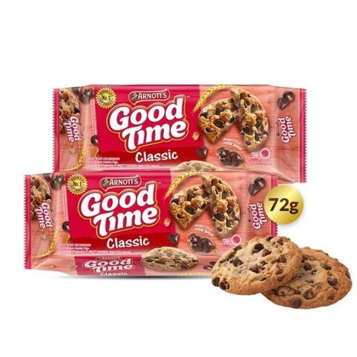 

GOOD TIME CHOCO COOKIES CLASSIC 72GR /PCS